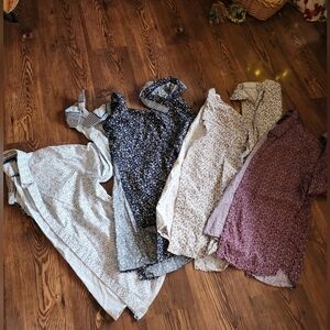 Ricky Singh Cactus Man Denim & Flower Floral Patterned Mens Shirt Set Size Large